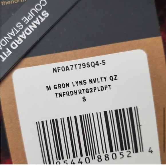 The North Face Men Gordon Lyons Novelty 1/4 Zip Fleece, red size S, NWT - Picture 3 of 4